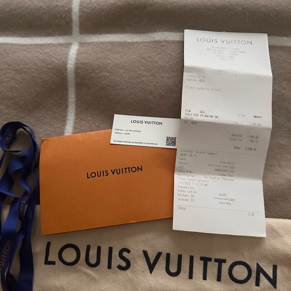 Louis Vuitton Scala Mini Pouch/Cross-Body - Grey Perforated Calf Leather - Picture 9 of 10